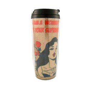 I am a Woman, What's Your Superpower Coffee Travel Mug